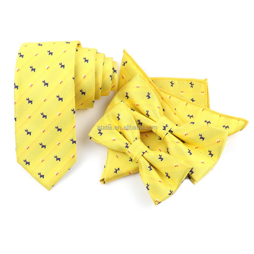 Men's Formal Skinny Tie 6CM Groom Umbrella Car Fish Aircraft Bicycle Narrow Classic Ties Leisure Fashion Polyester Necktie