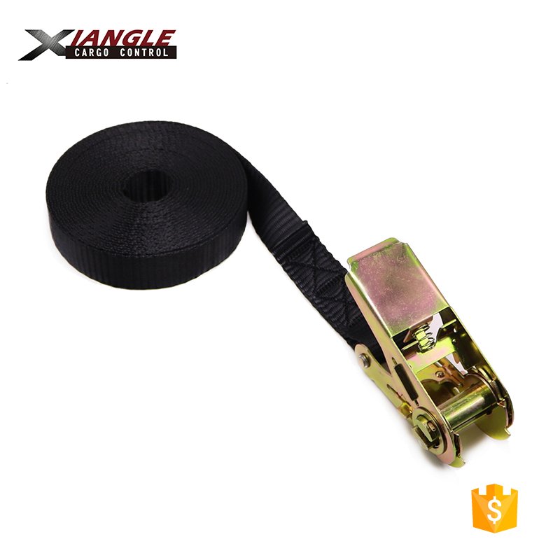 Heavy duty cargo lashing ratchet buckle tie down belt cargo straps tie down strap lashing strap for car transportation