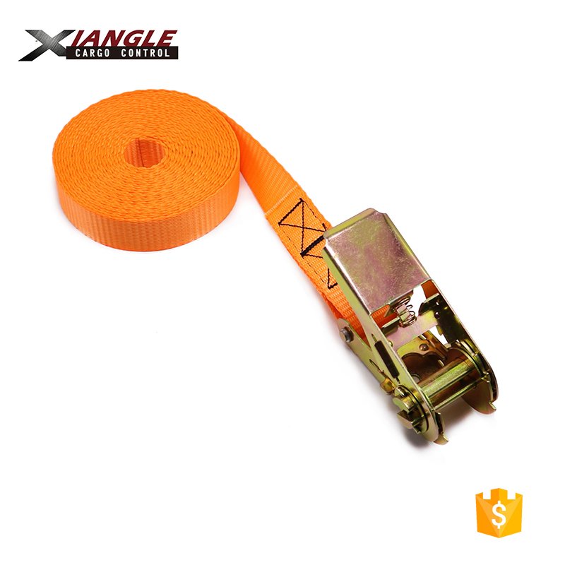 Heavy duty cargo lashing ratchet buckle tie down belt cargo straps tie down strap lashing strap for car transportation