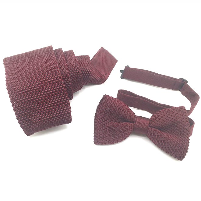 Keer new style fashion business party holiday stripe polyester knit neck ties for adults
