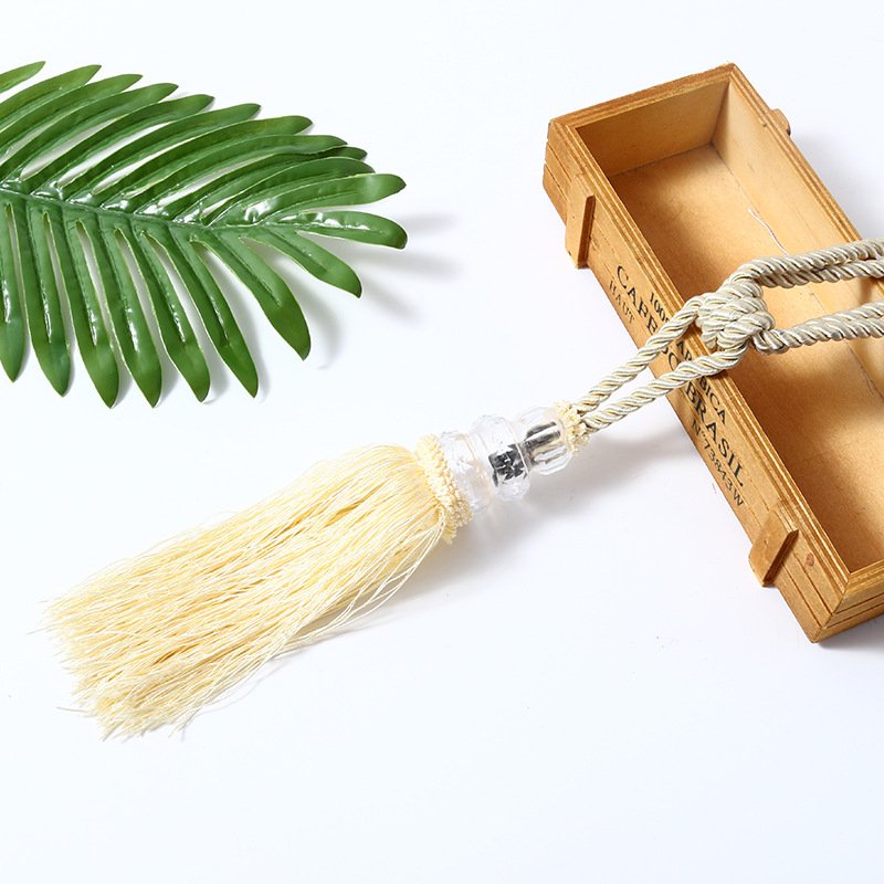 00:04 00:21 View larger image Share Curtain Tassel Curtain Tiebacks Tracks Woven Tiebacks Crystal Holdbacks Home Decorative