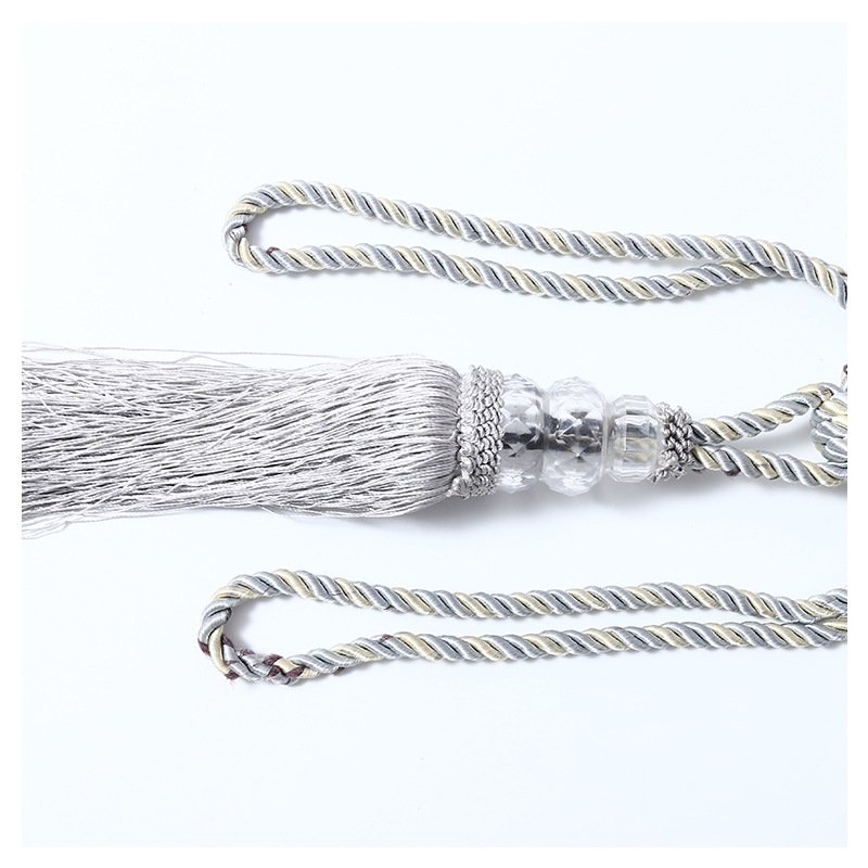 00:04 00:21 View larger image Share Curtain Tassel Curtain Tiebacks Tracks Woven Tiebacks Crystal Holdbacks Home Decorative