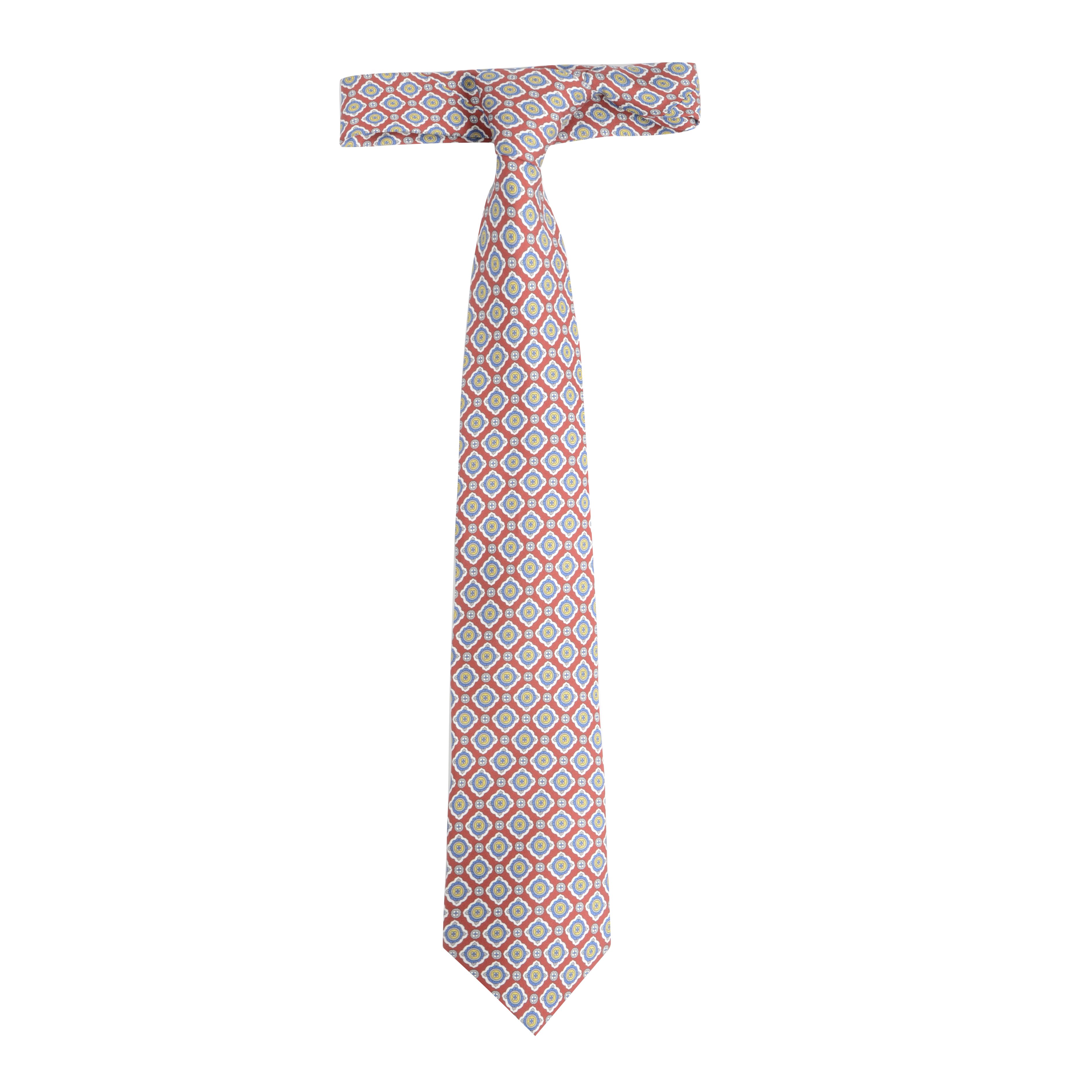 Hamocigia Handmade Men's Custom Silk Printing Necktie