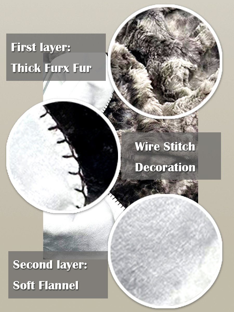 Double fur blankets throws Super Soft fluffy Minky Fabric New Style Minky tie dye throw Blanket for winter
