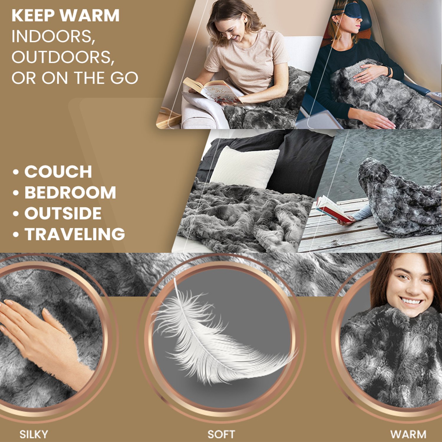 Double fur blankets throws Super Soft fluffy Minky Fabric New Style Minky tie dye throw Blanket for winter