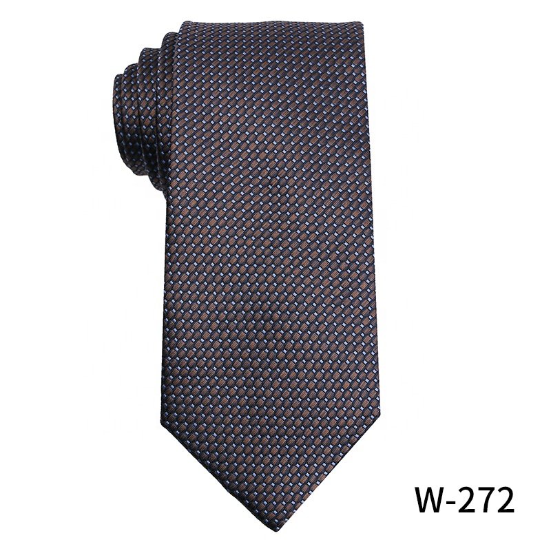 Manufacturers in Stock Wholesale Low Moq 8 Color Stock Classic Men's Polyester Tie, Woven Tie JACQUARD Navy Blue Neck Ties