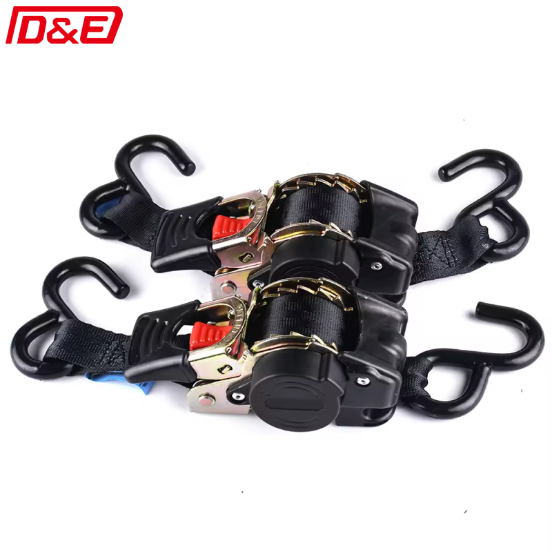 1/6 2" Heavy Duty Polyester Webbing E-track Ratcheting Cargo Tie Down Straps