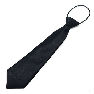 Cheap solid lazy kids uniform tie necktie kids school little boys necktie 28cm fashion necktie for children