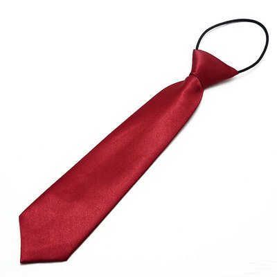 Cheap solid lazy kids uniform tie necktie kids school little boys necktie 28cm fashion necktie for children