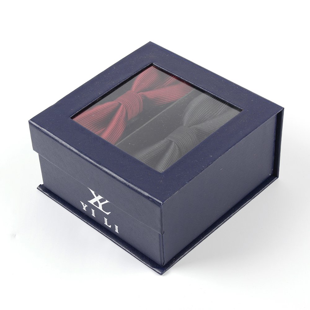 YiLi Polyester Jacquard Woven Customized Satin Bow Tie