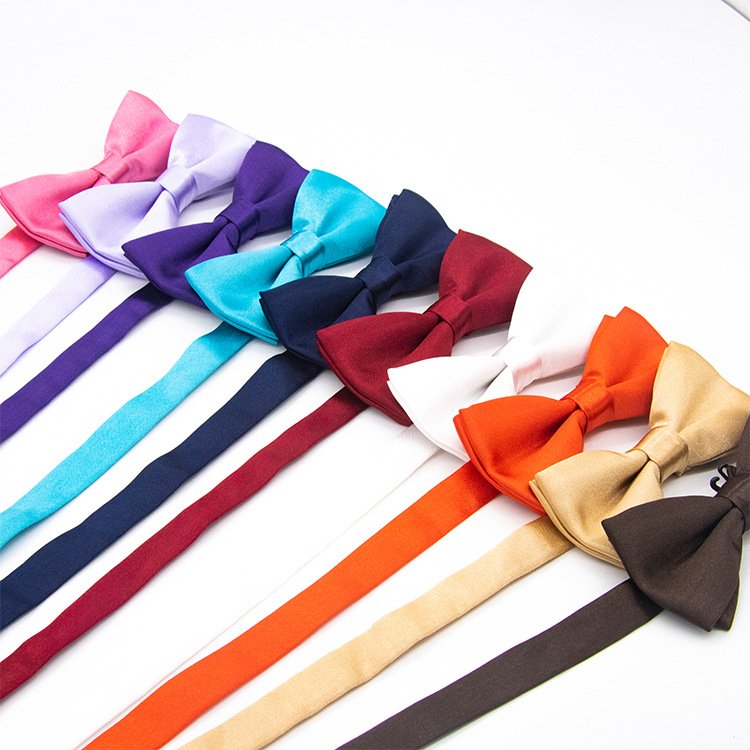 Kid Bowties Solid Butterfly Bowtie Wedding Accessories Gift Bow Tie Kids New Wholesale Bowknot Bowties For Boys Girls