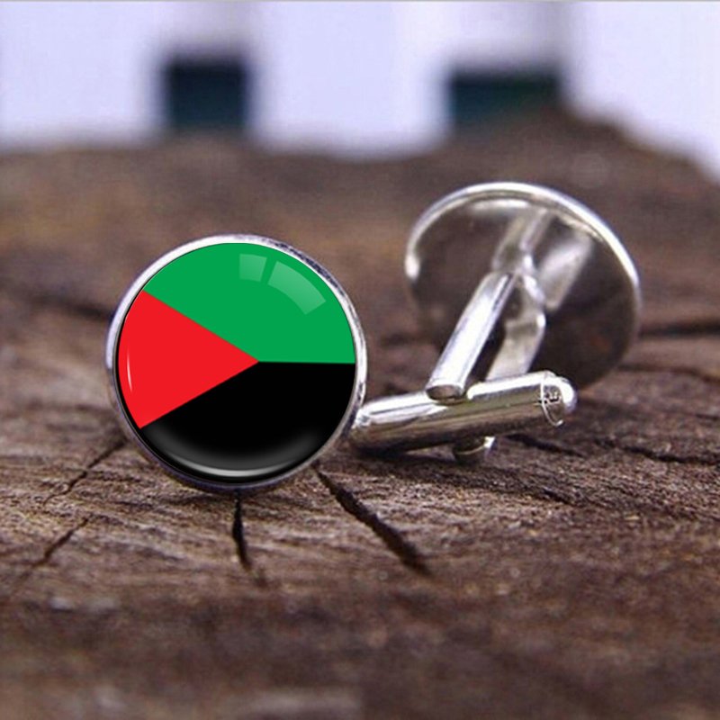 70 Model Caribbean Martinique Flag Map Tie Clip Lapel Pin Ring Brooch Cuff Link Necklace Bracelet Earrings Key Chain Jewelry Set
