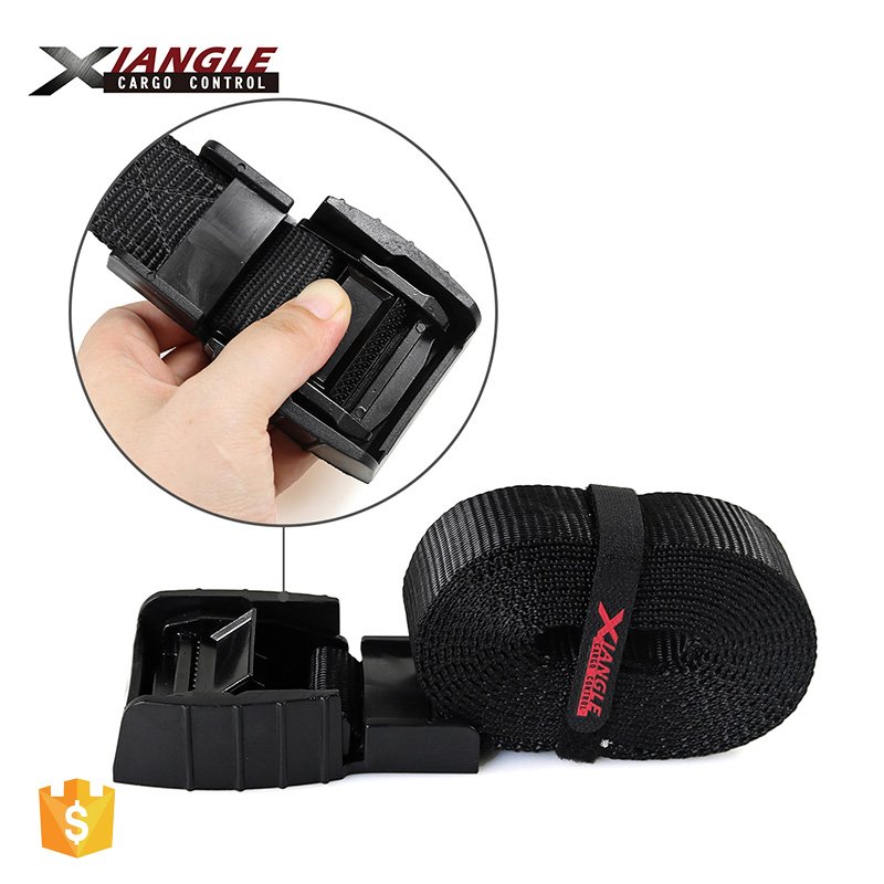 1.5" 38mm 900kgs Padded Cargo Lashing Strap Cam Buckle Tie Down Straps with Rubber Pad Protective cover