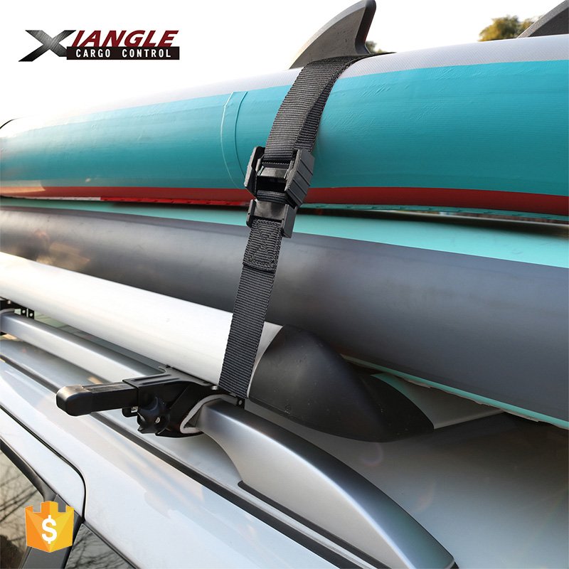 1.5" 38mm 900kgs Padded Cargo Lashing Strap Cam Buckle Tie Down Straps with Rubber Pad Protective cover