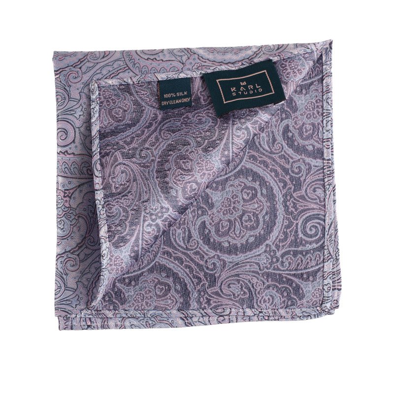 2024 New Arrival Latest Design 100% Silk High Quality Paisley Pattern Luxury Neck Ties And Pocket Square Set For Business Men