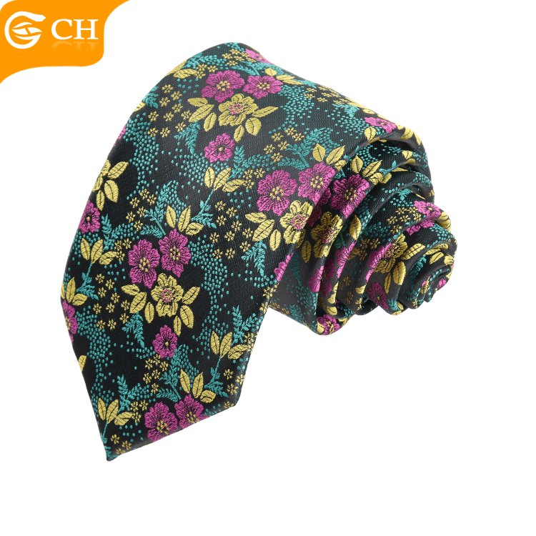 New Factory Western Designer Casual Cheap Hombre Neckties Personalized Elegant Floral Custom Chic Logo Tie Tie