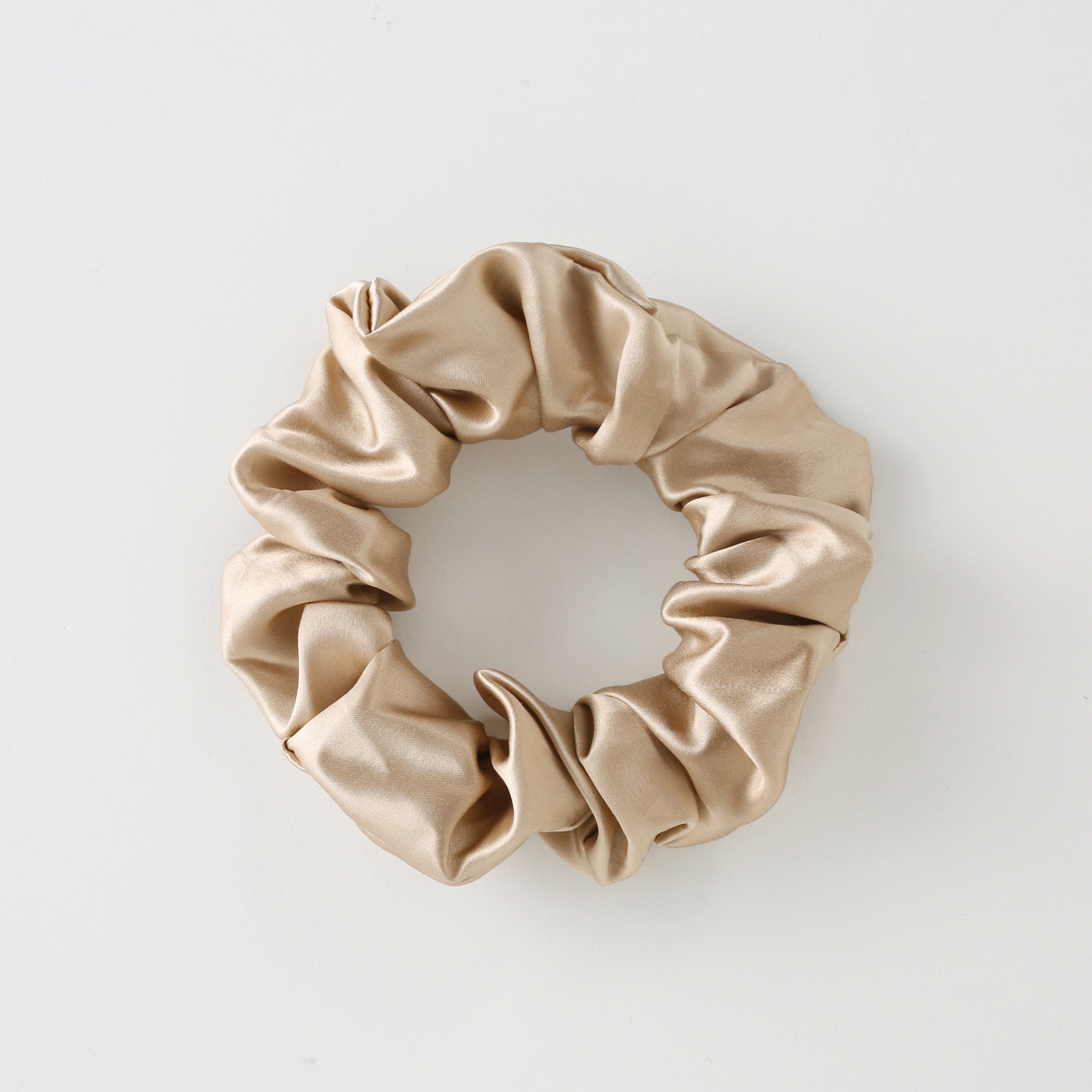 Super soft silk hair ties pure natural silk hair scrunchies pink color with elastic band 1-5cm 16-22momme