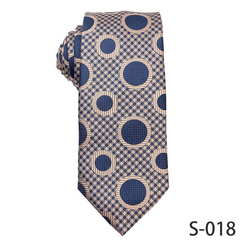 New Designs Colorful High Quality 100% Polyester Ties For Men Made In China Cheap Price Khaki Series Ties