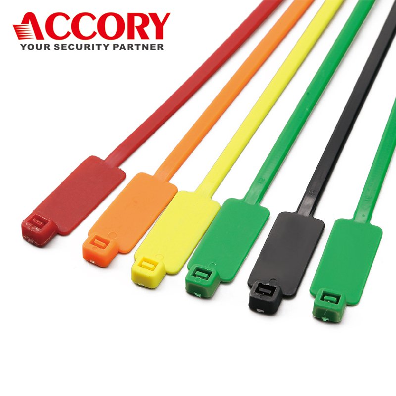 200S-MK Nylon Marker Zip Ties 8 inch 50LBS, 100pcs/Pack - Various Colors