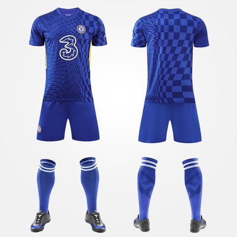 Made In China Adult Soccer Jersey Football Club Shirts Quick Drying Sublimated Kids Youth Team Mens Sportswear