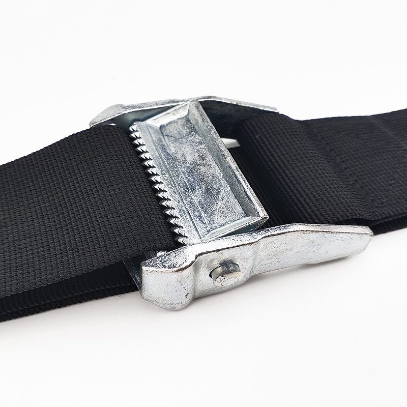 Tie Down Straps Lashing Straps Black Nylon Heavy Dust Cargo Tie Down Straps With Zinc Alloy Lock Buckle