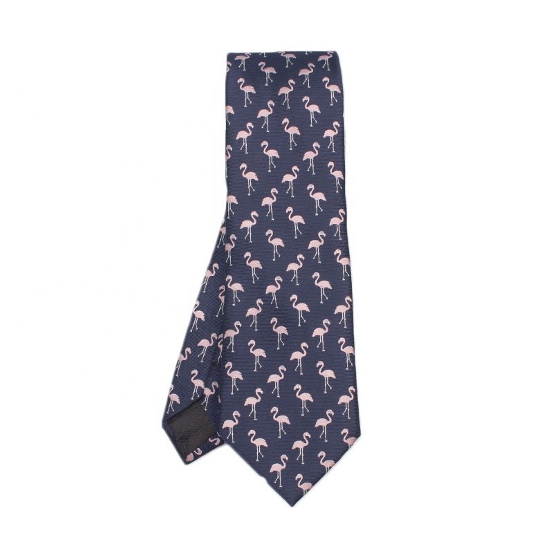 New Design Custom Business Fashion Pattern Male 100% Polyester Men Neck Ties For Suit