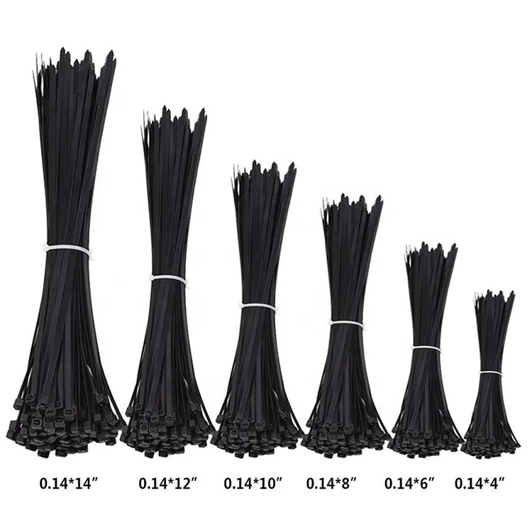 7.5*500 mm and Multi Size OEM High Tensile Strength Nylon 6 Nylon 66 Cable Tie/Zip Tie Yellow Blue and Other Colors
