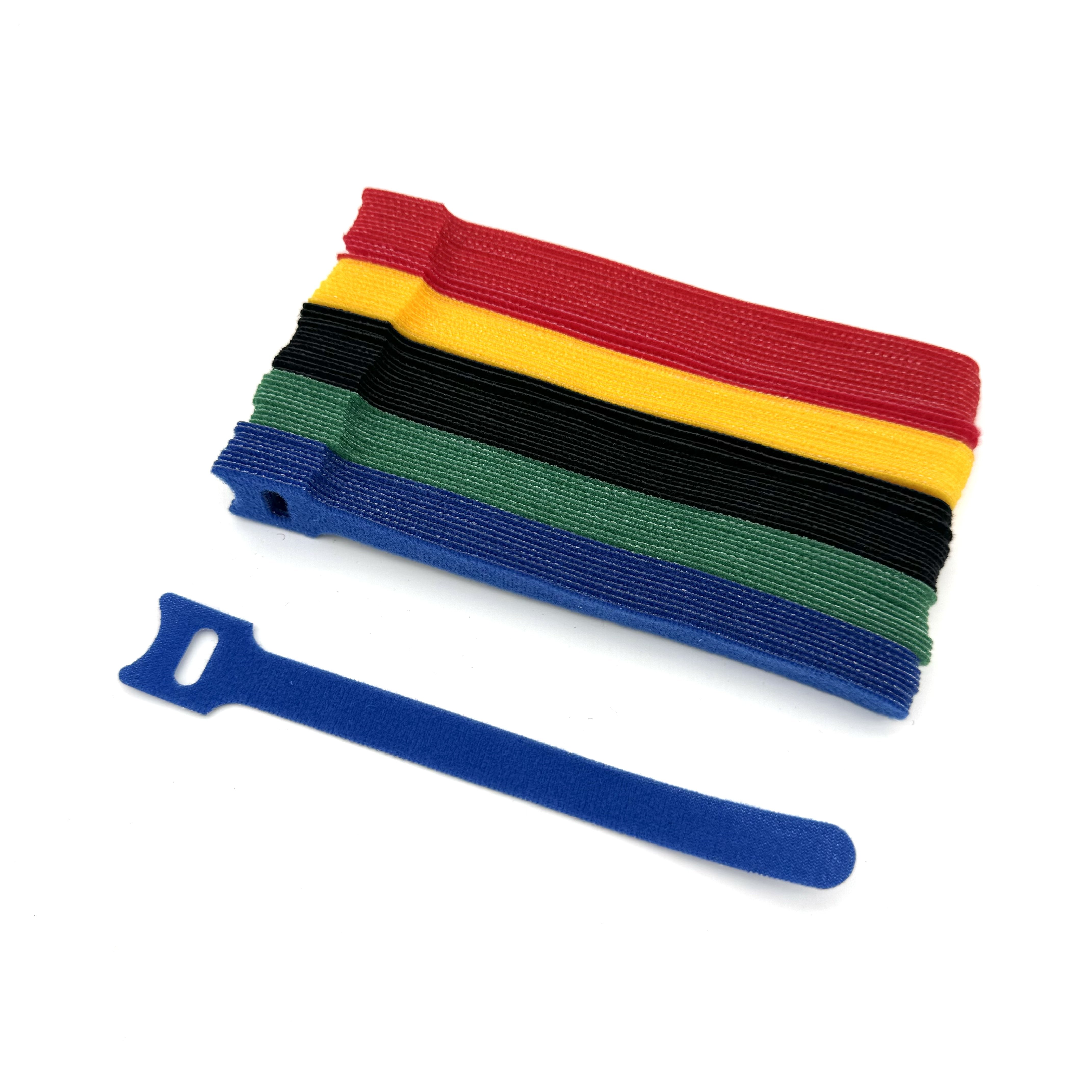 Customized Color Adjustable Size Soft Nylon Cable Tie Hook Loop Back To Back Cable Tie For Indonesia