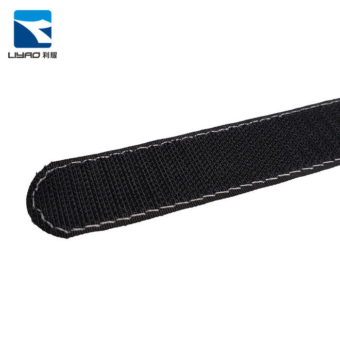 Customized Multipurpose Adjustable Reusable Sticky Anti-static Hook and Loop Strap with Plastic Buckle Wire Management