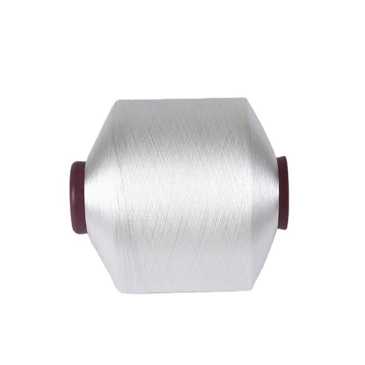GRS certification recycled filament polyester FDY 50D woven label yarn for woven fabric