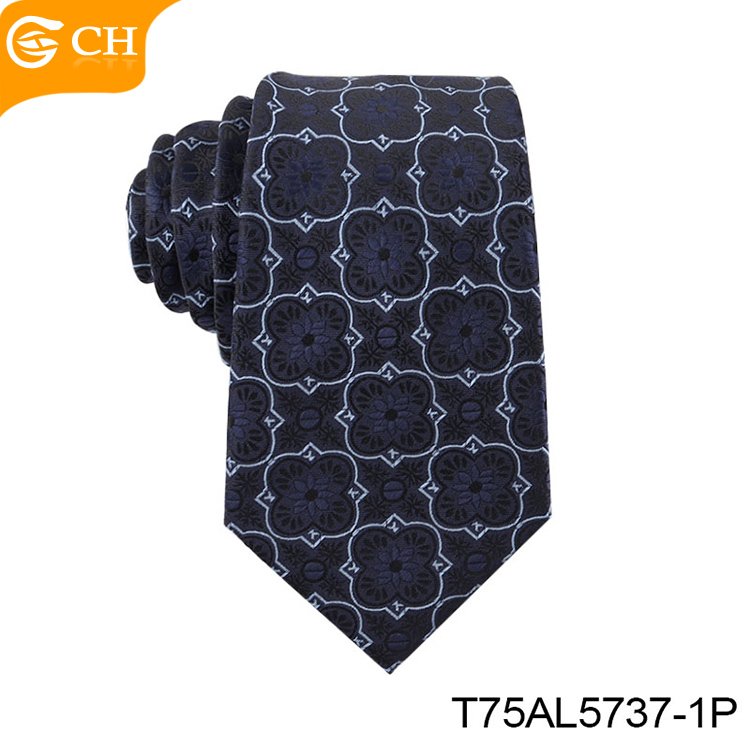 Popular Fancy Design Wholesale Neckties Classic Stripe Paisley Jacquard Custom Ties Mens Wedding Business Polyester Floral Ties