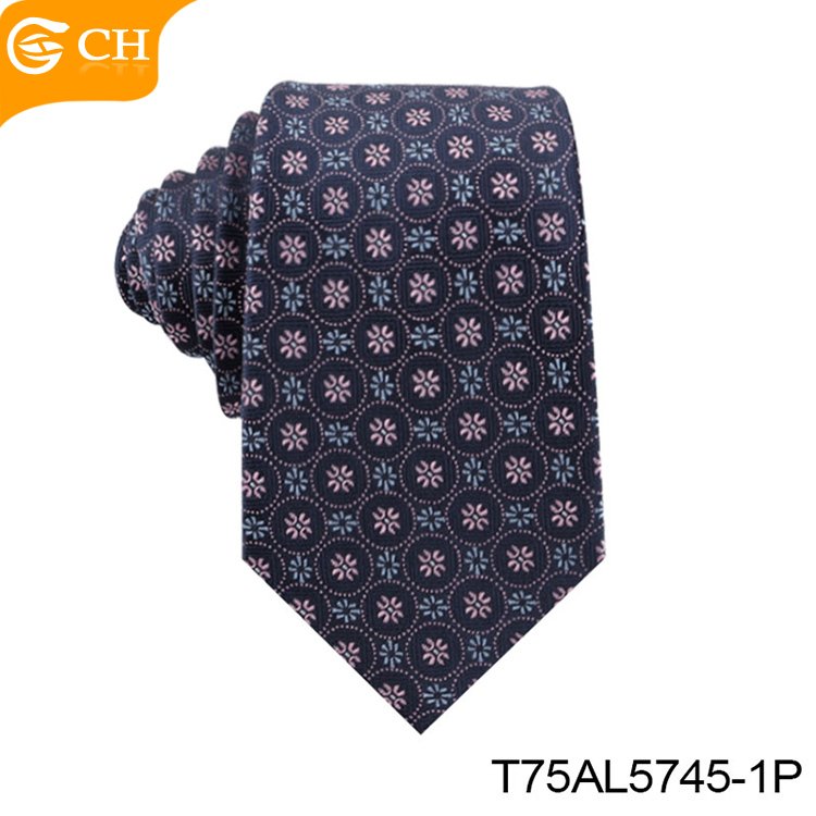 Popular Fancy Design Wholesale Neckties Classic Stripe Paisley Jacquard Custom Ties Mens Wedding Business Polyester Floral Ties