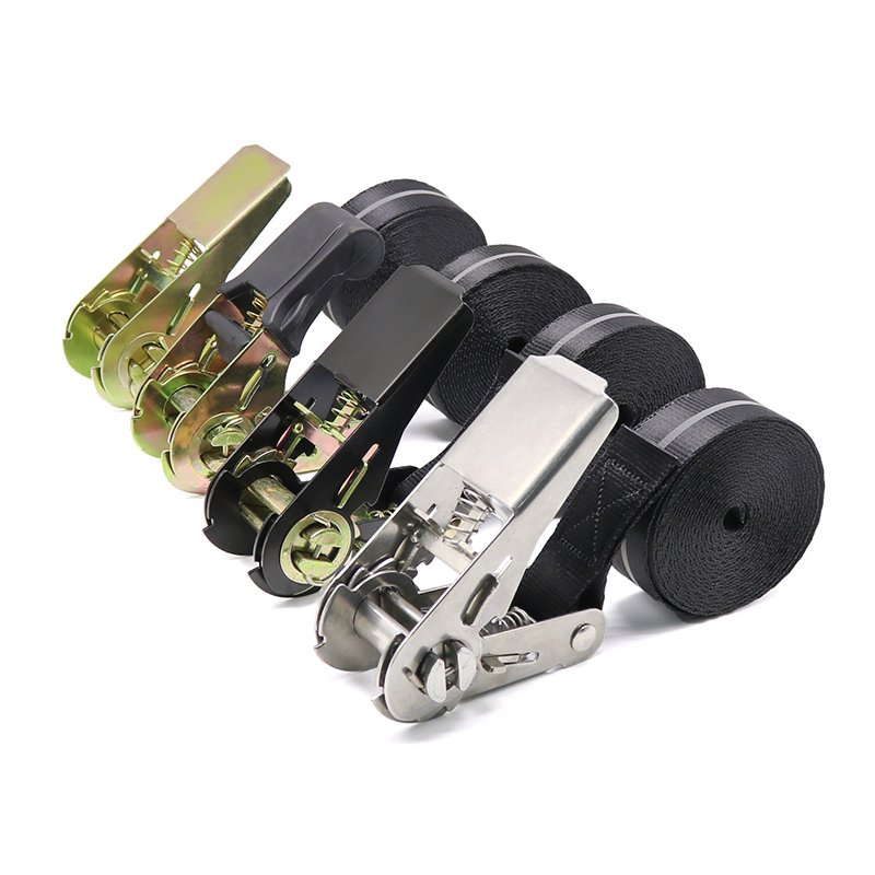 1 inch 800kg ratchet strap sangle a cliquet webbing lashing for cargo moving