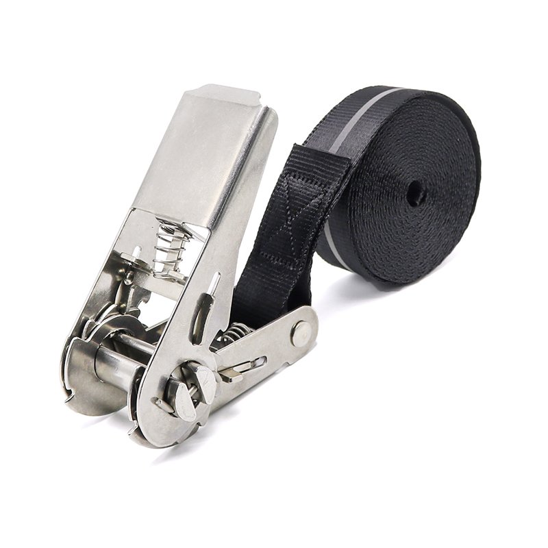 1 inch 800kg ratchet strap sangle a cliquet webbing lashing for cargo moving