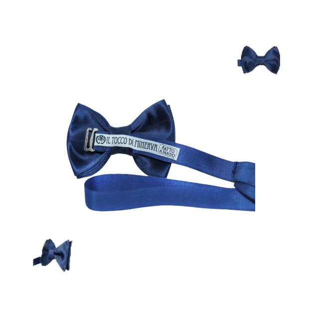 Italian High Quality Handmade Baby Silk Gianluca First Communion Bow Tie Embroidered Pattern Design