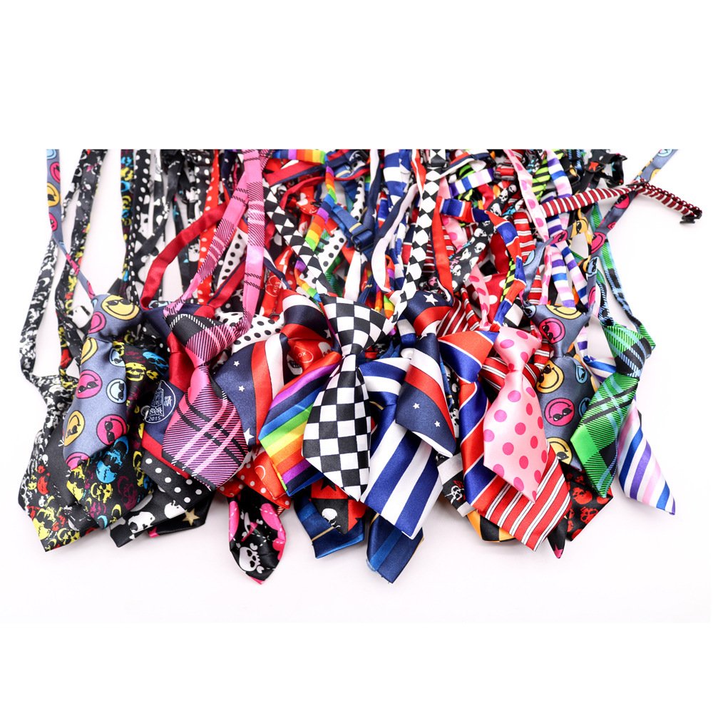 Wholesale Adjustable Pet Ties Plaid Pet Bow Tie Cat and Dog Apparel Accessory