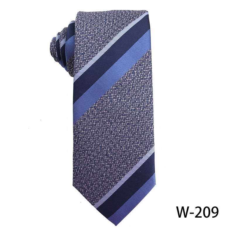 High quality custom Italian 100% polyester men's luxury tie, striped fabric ties, ties for men paisley cashew nut flower