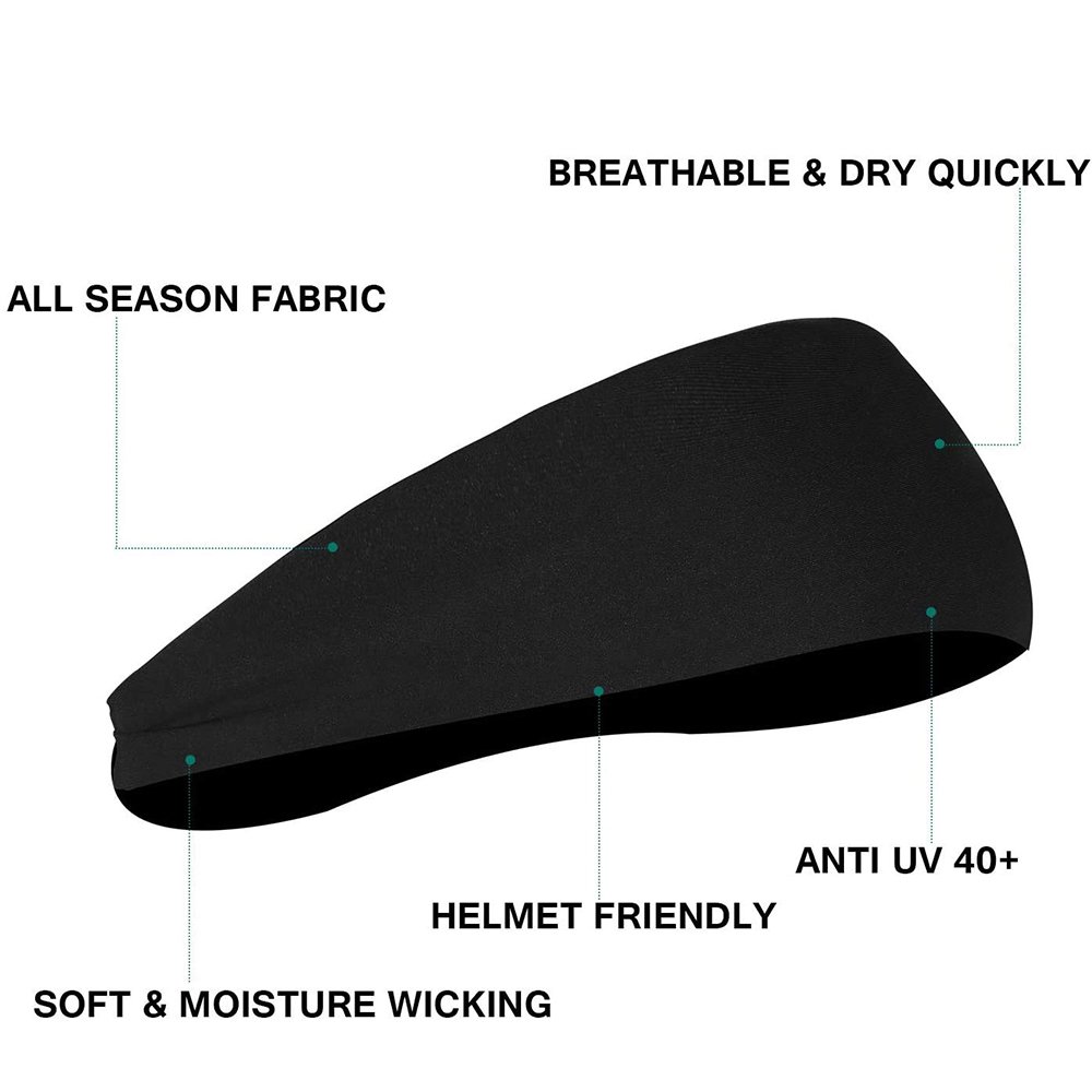 4pcs High Quality Sport Running Headband headtie comfortable fabric Hair Cool Head Tie Headband for men Custom logo headbands