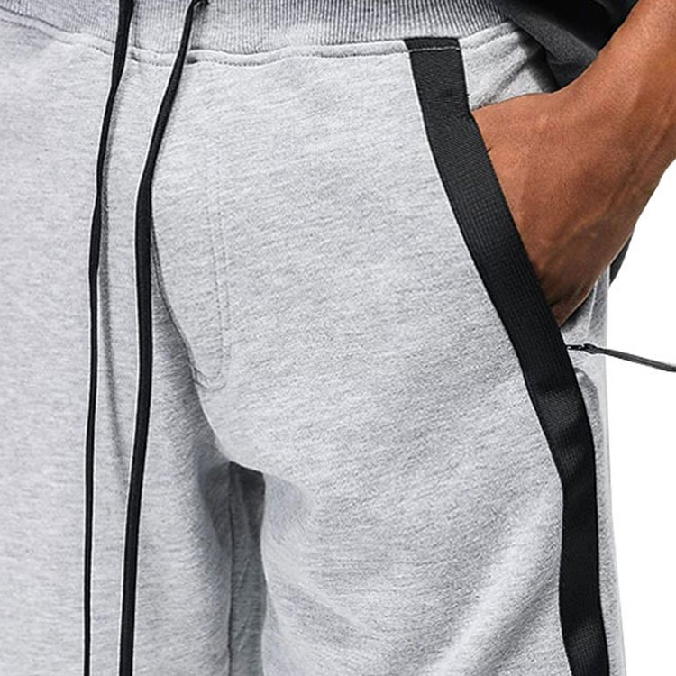 Wholesale Customized Paneled Design Custom Logo Men's Sweatpants Workout Gym Running Pants