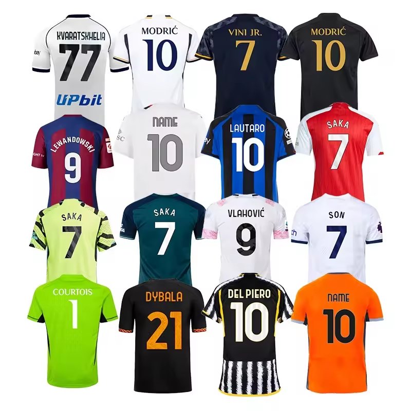 High Quality Full Set Football Jersey Quick Dry Custom Soccer Team Uniform Football Jersey Shirt Design