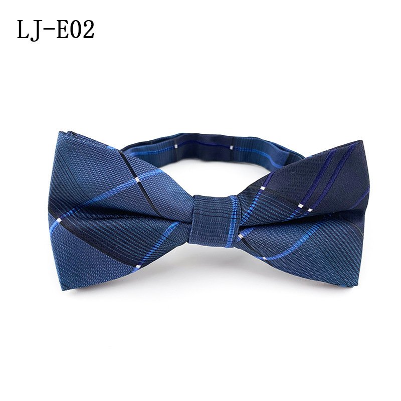 Custom stylish handmade grid boy party bow ties