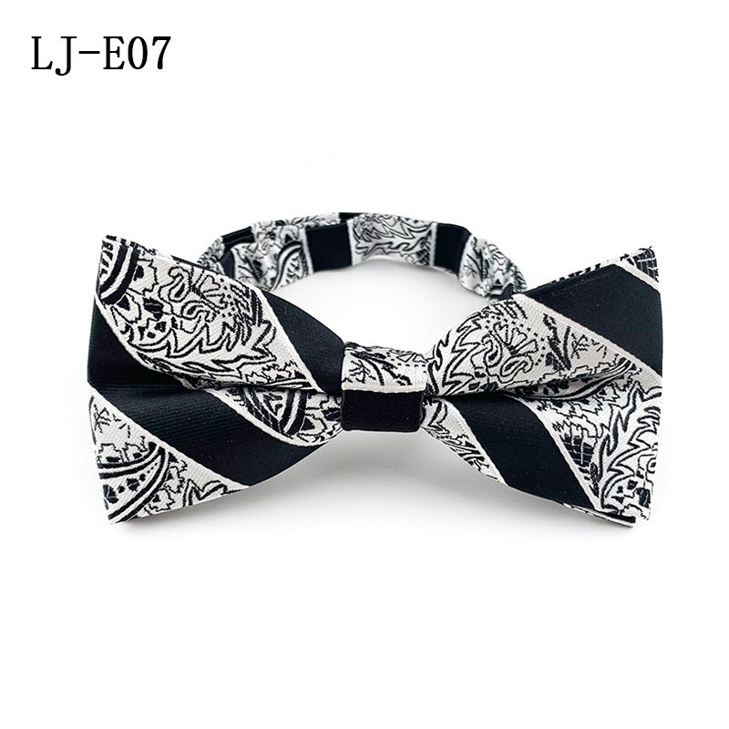 Custom stylish handmade grid boy party bow ties