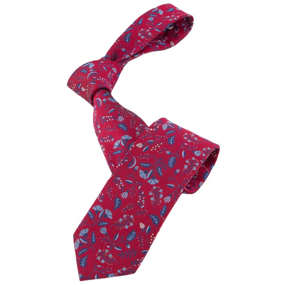 Manxiang China Manufacturing Floral Paisley Polyester Woven Neck Ties for Men