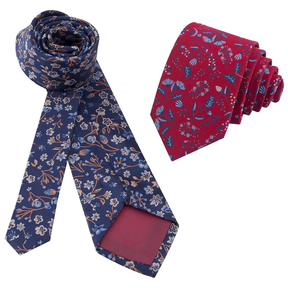 Manxiang China Manufacturing Floral Paisley Polyester Woven Neck Ties for Men