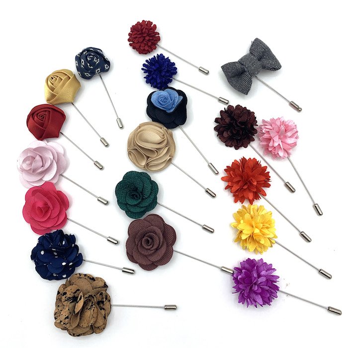 Fabric flower word pin rose corsage men and women coat exquisite wild brooch suit pin