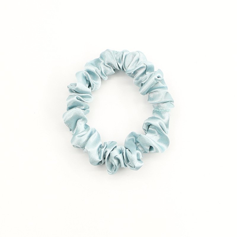 Wholesale custom small satin scrunchies elegant fashion hair ties for women hair accessories
