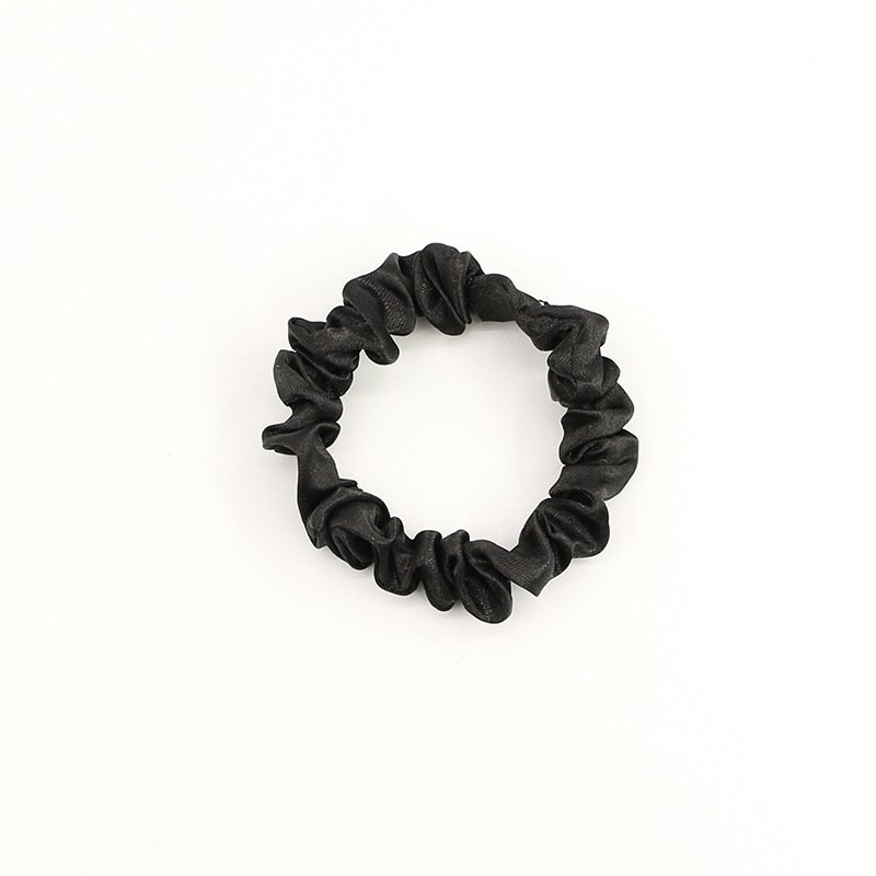 Wholesale custom small satin scrunchies elegant fashion hair ties for women hair accessories