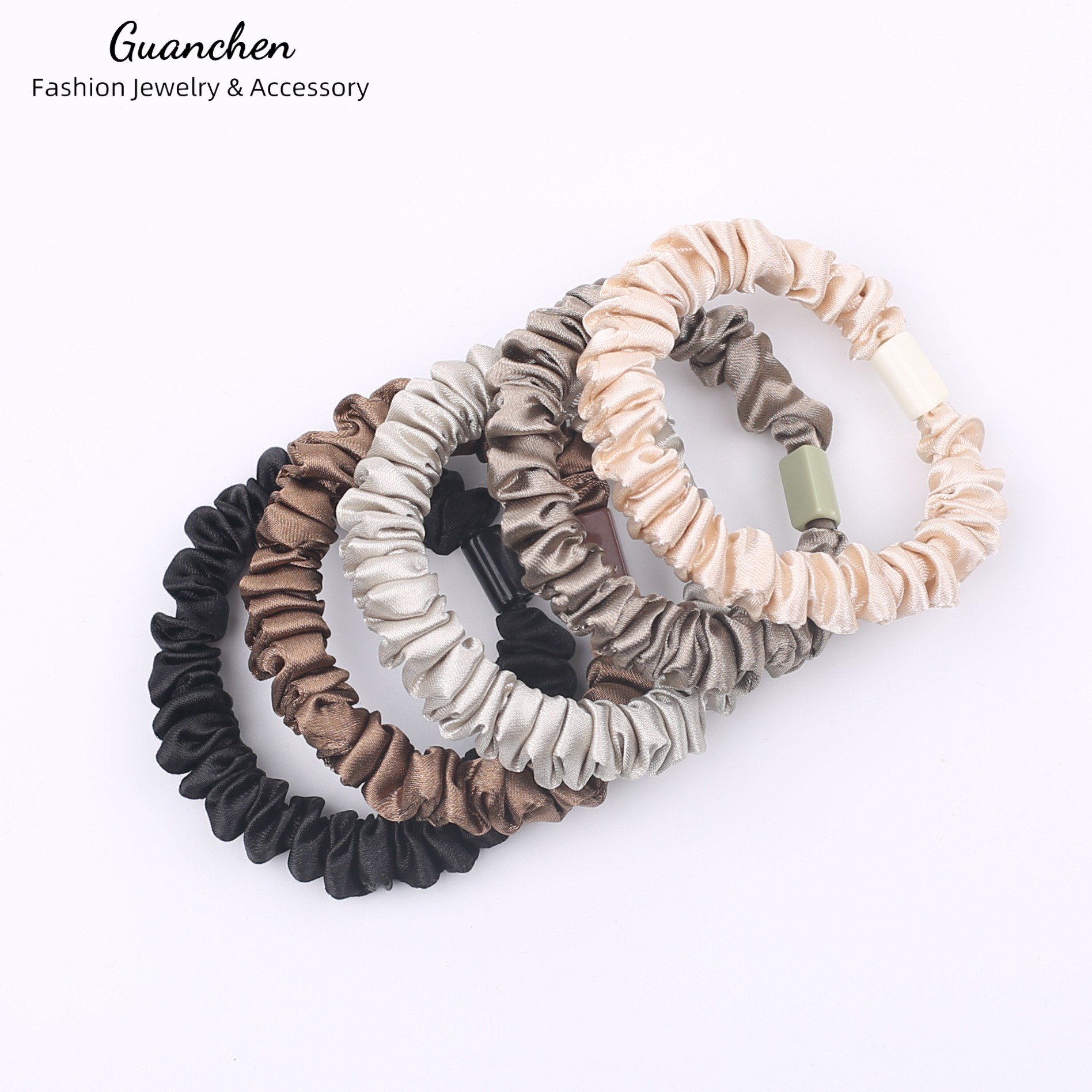 Satin Hair Scrunchies for Women Softer Than Silk Scrunchies for Hair Satin Scrunchies for Girls Silk Hair Ties No Damage