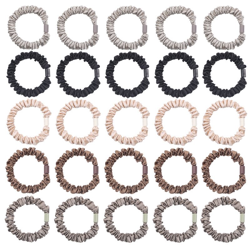 Satin Hair Scrunchies for Women Softer Than Silk Scrunchies for Hair Satin Scrunchies for Girls Silk Hair Ties No Damage
