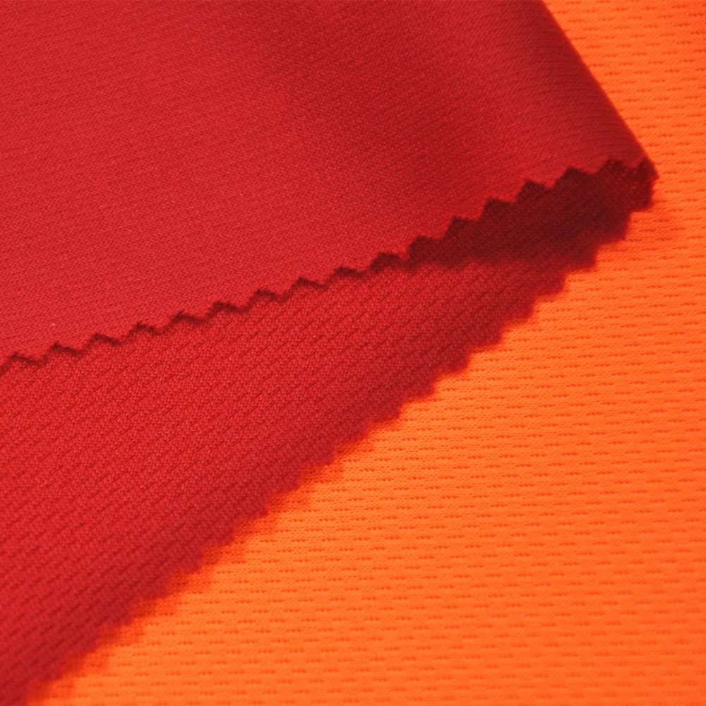 Suzhou Meidao AWJ Fabric stock athletic wicking jersey fabric bird eye mesh breathable waterproof fabric for cloth diaper